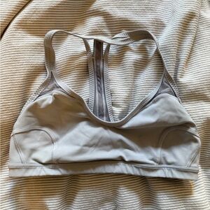 lululemon athletica Light Gray Sports Bra